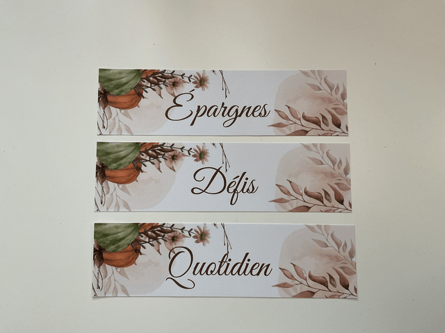 Marque page automnal