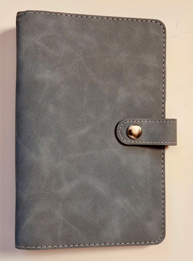 Classeur bleu gris