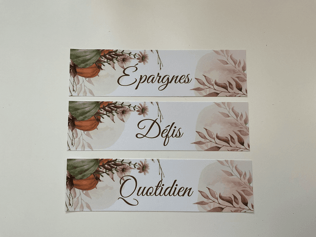 Marque page automnal